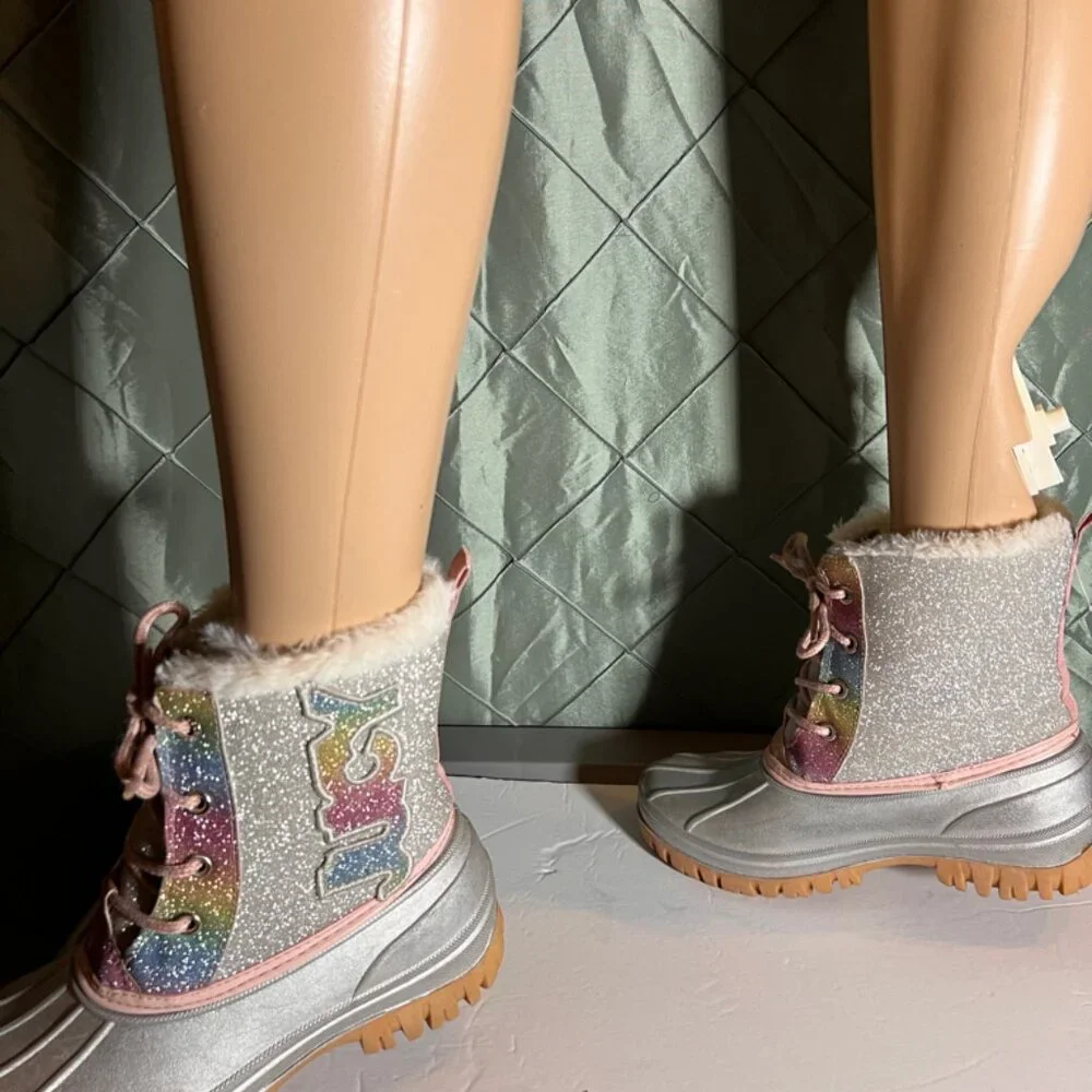 Juicy Couture Girls Lil Quinto Drive‎ Rain Boots Size 4 US *GS6